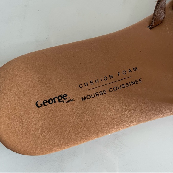 George Slip on Beach Sandals BP Abby Look alike Size 7.5 - Picture 6 of 7